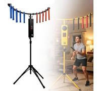 SHENGQION Gioco Di Sfida Con Bastoncini Per La Coordinazione Occhio-mano | Dotato Di 10 Bastoncini, 5 Velocità E 6 Livelli, Gioco Per L'allenamento Dei Riflessi Con Molteplici Modalità(Black)
