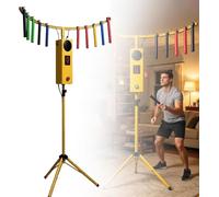 SHENGQION Gioco Di Sfida Con Bastoncini Per La Coordinazione Occhio-mano | Dotato Di 10 Bastoncini, 5 Velocità E 6 Livelli, Gioco Per L'allenamento Dei Riflessi Con Molteplici Modalità(Yellow)