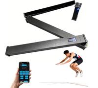 SHENGQION Tester di Salto di Precisione, Misuratore di Salto Verticale | Precisione ±1cm, Dati In Tempo Reale, Analisi App, Test Offline Con Indicatore Di Stato A Colpo D'occhio