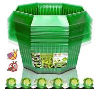 Shengruili 20 Pezzi Collare per Lumache Pezzi di collari peAnello Protezione Lumache,Anello Protezione Lumache,Efficace Protezione Contro Le lumache per Le vostre Piante da Insalata e cavoli