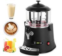 SHENGSHIYU Macchina per Cioccolata Calda Commerciale,Distributore di Cioccolata Calda con Display a LED,Regolabile,Scaldabevande Calde per Riscaldare Il Cioccolato,Latte tè,Latte,Succo 5L
