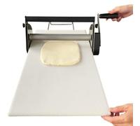 SHENGSHIYU Sfogliatrice Pasticceria Manuale Pieghevole per Panetteria,Pizza,Croissant,Rullo per Pasta in Acciaio Inossidabile con Spessore Regolabile 0,5-27 Mm,per Commerciale e Domestico,RS101