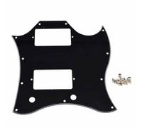 SHENGSUI Black 3Ply SG Full Face Guitar Scratch Plate Compatibile con SG Standard Style Guitar Pickguard