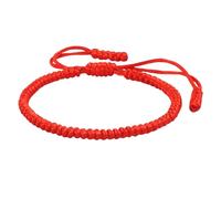 Shengxi Braccialetti Tibetani, Tibetano Amicizia Corda Bracciale Portafortuna Braccialetto Amicizia Corda Bracciale per Uomo Donna Adolescenti (Rosso)