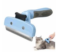 Shengxi Spazzola Cane Pelo e Gatti con Pulsante Autopulente, Spazzola per Cani con Corto e Lungo di Taglia Piccola Media, Pettine Rimuovi Peli Animali, Ideale per Cambiare il Pelo