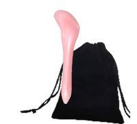 ShengXia Massaggiatore facciale rosa naturale - massaggiatore per gua sha - massaggiatore per viso snellente - set di massaggio di bellezza - uso per terapia di massaggio profondo sollievo muscolare