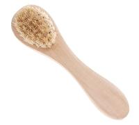 ShengXia Massaggiatore in legno Spazzola per il viso per la pulizia profonda/esfoliante pelle secca-setole naturali morbide massaggio-esfoliazione massaggio scrub spazzola per il bagno/spa regalo