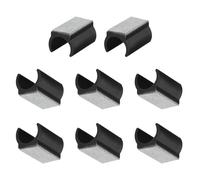SHENGYIG 8 Pezzi Scivoli per per Sedie a Sbalzo, 25 mm Feltrini Sedie Basculanti, Forma di U Feltrini per Sedia Cantilever con Cuscinetti Feltro per Gambe Sedie Sbalzo Antiscivolo Riduzione Rumore