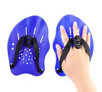 SHENGYIG Elite Swimming Finger Paddles - Professional Swim Training Paddles for Adults, Teens & Kids - Blue Swim Hand Paddles for Competitive Swim Workouts, Strokes & Technique Improvement