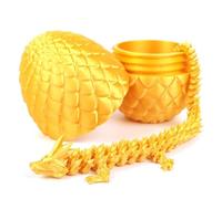 SHENGYIG Uovo di Drago-Stampato in 3D, 21 cm Giocattolo da Scrivania Stampato in 3D, Materiale PLA Giocattolo Flessibile, Giocattoli Regalo a Sorpresa o Decorazioni Natalizie per Bambini e Adulti