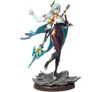 Shenhe Action Figure, Shenhe Anime Figures Character Figurine Figurine PVC Statue Collection Decoration Model Gift 11.8''