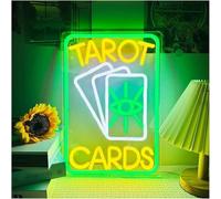 SHENHUO lampada al neon Carte dei Tarocchi per insegne al neon Luce notturna a LED per decorazioni per la casa per feste in grotta per uomo dimmerabile