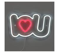 SHENHUO lampada al neon I Heart U per insegna al per neon per luce da parete dimmerabile alimentata tramite per USB