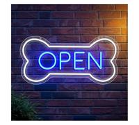 SHENHUO Lampada al neon Insegna al neon Open Bone adatta per negozi 42x20,5 cm
