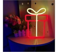 SHENHUO lampada al neon Insegne al neon a LED, applique da parete per camera letto, cameretta dei bambini, soggiorno, bar, feste, decorazioni(F)