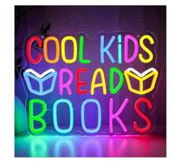 SHENHUO lampada al neon Lampada al neon rilassante, alimentata, luci per bambini che leggono libri adatte per la decorazione