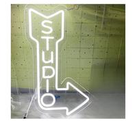 SHENHUO lampada al neon Lampada per un'atmosfera rilassante Studio Direction Insegne al neon applicabili alle aziende, creano atmosfera