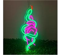SHENHUO lampada al neon Per insegna al neon a forma di mano serpente, pannello luminoso dimmerabile e alimentato