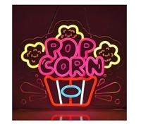 SHENHUO lampada al neon Per insegna al neon Popcorn Decorazione da parete Snack Store Cinema