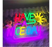 SHENHUO Lampada al neon Per lampada al neon Have A Nice Day per insegna per di illuminazione a LED dimmerabile 21x30cm