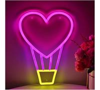 SHENHUO lampada al neon Per lampada al per neon prestito parola Cuore Palloncino per insegna per