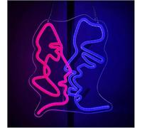 SHENHUO lampada al neon Per prestito di parole per lampade al neon Love Kiss per insegne per