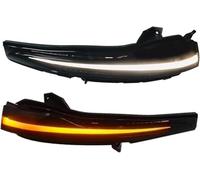 SHENHUO Luce di segnalazione specchietto laterale auto Spia luminosa specchietto laterale per Benz W205 W213 W222 per Glc per Amg 2013-2020(Yellow puls white,205 2015-2020)