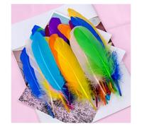SHENJMAI Artigianato Piume 15-20cm Feather Multicolor Plumas for Handicraft Dream Catcher Feather for Home Party Jewelry Decoration(Color 17,20pcs)