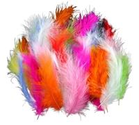 SHENJMAI Artigianato Piume 50Pcs 10-15cm Feathers for Art Craft Wedding Party Millinery Costume Decor