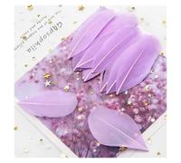 SHENJMAI Artigianato Piume 50Pcs 4-8cm Floating Head Feathers Feather DIY Jewelry Pendant Dyed Colors Plumes Craft Decoration Material(Color 4)