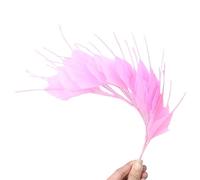 SHENJMAI Artigianato Piume Beautiful Feathers Flower Wedding Corsages Solid Feather for Crafts Headdress Decoration Accessories Plumes(Color 8)