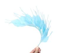 SHENJMAI Artigianato Piume Beautiful Feathers Flower Wedding Corsages Solid Feather for Crafts Headdress Decoration Accessories Plumes(Color 5)