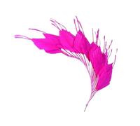 SHENJMAI Artigianato Piume Beautiful Feathers Flower Wedding Corsages Solid Feather for Crafts Headdress Decoration Accessories Plumes(Color 2)