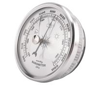 SHENJMAI Barometro a quadrante Barometro da Parete in Metallo for manometro Domestico Stazione meteorologica Termometro Multifunzione atmosferico Igrometro Portatile