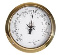 SHENJMAI Barometro a quadrante Termometro barometro igrometro da Parete 115 mm, Orologio, Stazione meteorologica, for Interni ed Esterni(Color 2)