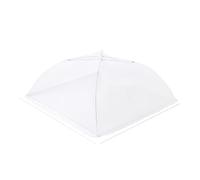 SHENJMAI Copertura per Alimenti in Rete 1-4 Pezzi Coprivivande in Rete Pieghevole da Cucina, Tenda a Cupola, ombrellone da Picnic, copripiatti, Accessori da Cucina(White-32x32cm,2PCS)