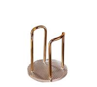 SHENJMAI Distributore Bicchieri Cup Storage Holder Water Tea Cups Dispenser Rack Shelf with Longer Stick Mug Display Stand Home Organize(Gold-Single Cup)