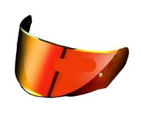 SHENJMAI Lente per casco moto Visiera for casco da moto, casco integrale, accessori for moto, lente protettiva(Red Gold)
