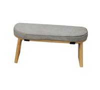 SHENJMAI Panca da meditazione in legno Panca da meditazione morbida e confortevole, pieghevole con tappetino, panca preghiera for interni ed esterni, ufficio, sala for la cerimonia del tè(Light Grey)