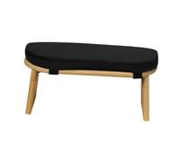 SHENJMAI Panca da meditazione in legno, pieghevole, confortevole, in morbido bambù, per preghiera, per interni ed esterni, camera da letto, casa, cerimonia del tè (nero)