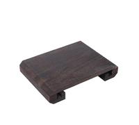 SHENJMAI Panca da meditazione in legno Sgabello da meditazione in legno massello, tavolino tè for ingresso con finestra a bovindo, panca portascarpe for uso domestico(Dark Burned Small)