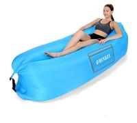 SHENKEY Divano Gonfiabile, Sofà Impermeabile dell'Aria con Il Pacchetto Portatile, Letto Gonfiabile dell'Aria del sofà del Lounger Pigro per Viaggiare, Giardino,Campeggio e Turismo a Piedi