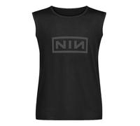 SHENLENEIYI Trent Reznor Logo Unisex Vest Tank Tops Printed Mens Black Sleeveless T-Shirt M