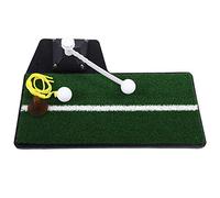 Shenprymic Aiuto per l’Allenamento del Swing di Golf da Interno e da Esterno, Strumento di Pratica per Il Golf con modalità Legno e Ferro, di Rimbalzo della Palla Girevole a 360° per