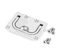 Shenprymic Anello di Sollevamento a Filo in Acciaio Inossidabile 316, Maniglia per sportello per Uso Marino, Montaggio a Filo Compatto - Hardware per Barche con Viti per Porte di armadietti e