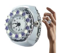 Shenrongtong Guarda l'anello, guarda gli anelli per le donne di - Anello di orologio da donna ad alta precisione,Gioielli innovativi vintage con cronometraggio preciso per amici e colleghi