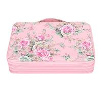 shenruifa Astuccio portapenne con 200 scomparti, motivo rosa, 4 strati, per cancelleria, Stiftung Stieg, casual