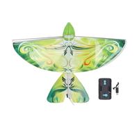 shenruifa Flying RC Bird Toy 2,4 GHz Ricarica USB LED Flating Wings Bird per interni ed esterni (verde)