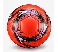 shenruifa Pallone da calcio, misura standard 5, contro il campus, per allenamento e competizioni (vortice rosso, taglia 5)