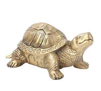 shenruifa Statua di Tartaruga, Ottone Puro Fatto a Mano longevità Tartaruga Casa Ornamento Feng Shui Simbolo di Pace per la Decorazione Domestica Ornamento Articoli di Arredamento da
